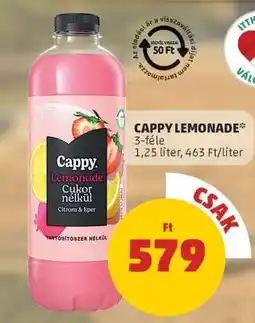 PENNY Cappy Lemonade ajánlat