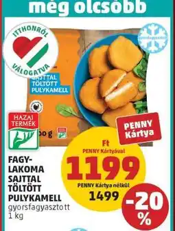 PENNY Fagy-lakoma sajttal töltött pulykamell ajánlat