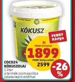 PENNY COCO24 Kókuszolaj ajánlat
