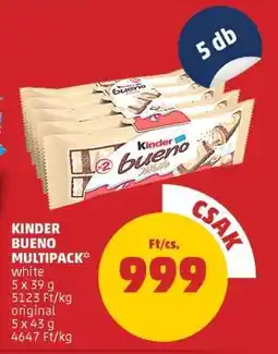 PENNY Kinder Bueno multipack ajánlat