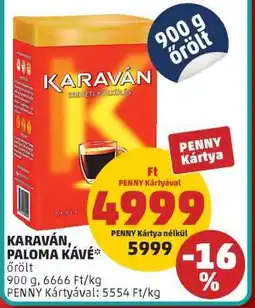 PENNY Karaván, Paloma Kávé ajánlat