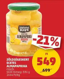 PENNY Zöldségeskert Ecetes Almapaprika ajánlat