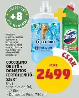 PENNY COCCOLINO ÖBLÍTŐ + DOMESTOS FERTŐTLENÍTŐSZER ajánlat