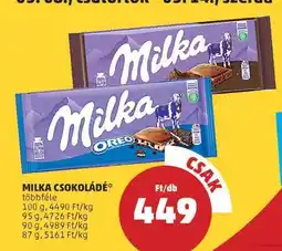 PENNY MILKA Csokoládé ajánlat