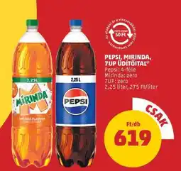 PENNY Pepsi, Mirinda, 7UP Üdítőital ajánlat