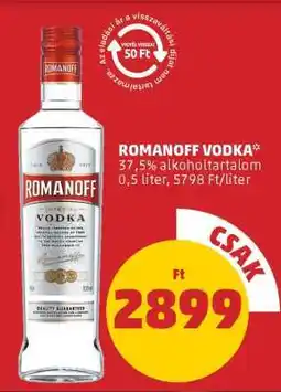 PENNY ROMANOFF Vodka ajánlat