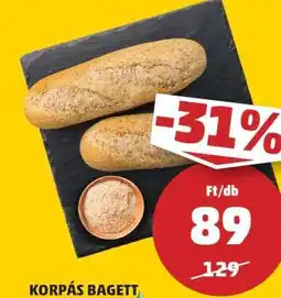 PENNY Korpás Bagett ajánlat