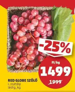 PENNY RED GLOBE SZŐLŐ ajánlat