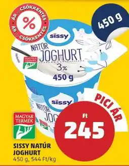 PENNY Sissy Natúr Joghurt ajánlat