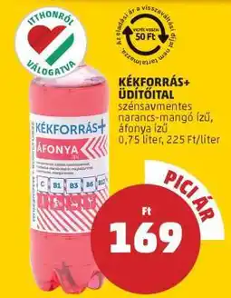 PENNY Kékforrás+ Üdítőital ajánlat
