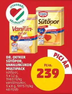 PENNY Dr. Oetker Sütőpor, Vanillincukor Multipack ajánlat