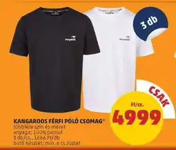 PENNY KANGAROOS FÉRFI PÓLÓ CSOMAG ajánlat