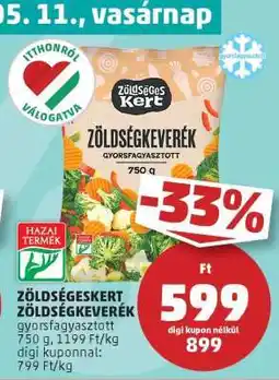PENNY Zöldségeskert Zöldségkeverék ajánlat
