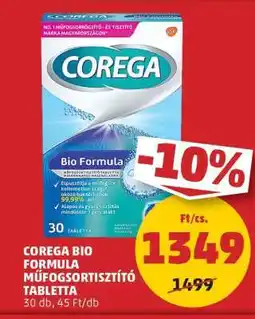 PENNY Corega Bio Formula műfogsortisztító tabletta ajánlat