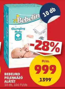 PENNY Bebelino Pelenkázó Alátét ajánlat