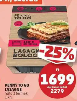 PENNY PENNY TO GO LASAGNE ajánlat