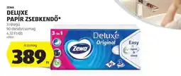 ALDI Zewa Deluxe papír zsebkendő ajánlat