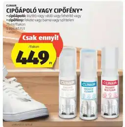 ALDI CLINAIR CIPŐÁPOLÓ VAGY CIPŐFÉNY ajánlat