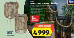 ALDI Napelemes Fonott Lámpás ajánlat