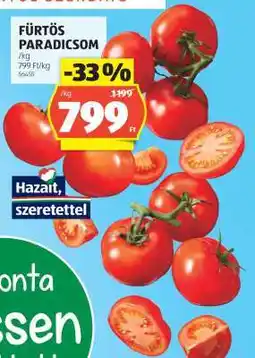 ALDI Fürtös paradicsom ajánlat