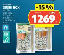 ALDI GOOD CHOICE SUSHI BOX ajánlat