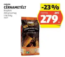 ALDI CSÁSZÁR CÉRNAMETÉLT ajánlat