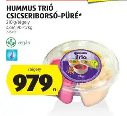 ALDI Hummus Trió Csicseriborsó-püré ajánlat