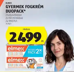 ALDI Elmex Gyermek fogkrém duopack ajánlat