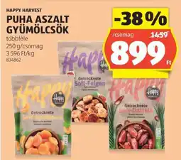 ALDI Happy Harvest Puha Aszalt Gyümölcsök ajánlat