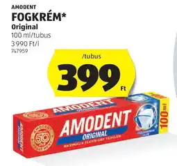 ALDI Amodent fogkrém Original ajánlat