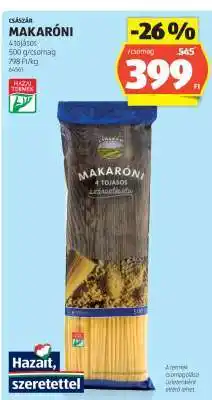 ALDI Császár Makaróni ajánlat