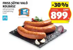 ALDI Friss Sütni való kolbász ajánlat