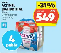 ALDI Danone Actimel joghurtital ajánlat