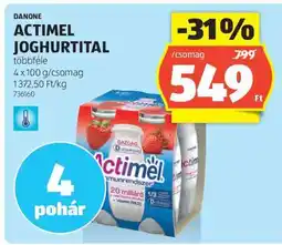 ALDI Danone Actimel joghurtital ajánlat