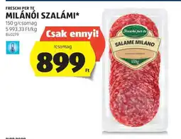 ALDI Milánói szalámi ajánlat