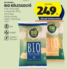 ALDI Bio Natura Bio kölesgolyó ajánlat