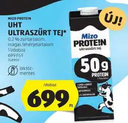 ALDI Mizo PROTE!N UHT ULTRASZŰRT TEJ ajánlat