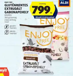 ALDI Enjoy Free Gluténmentes extrudált gabonapehely ajánlat