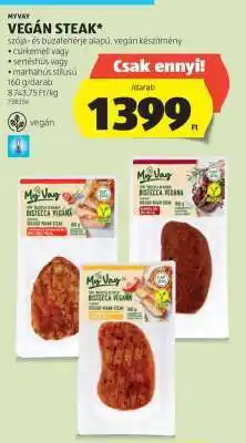ALDI MyWay Vegán Steak ajánlat