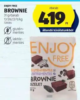 ALDI ENJOY FREE BROWNIE ajánlat