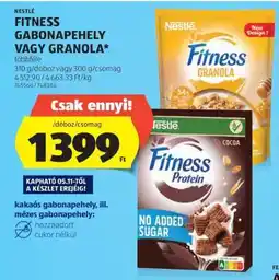 ALDI Nestlé Fitness gabonapehely vagy granola ajánlat
