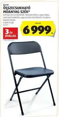 ALDI Összecsukható műanyag szék ajánlat
