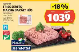 ALDI Friss Sertés-Marha Darált Hús ajánlat