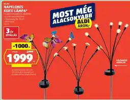 ALDI BELAVI Napelemes Kerti Lámpa ajánlat