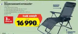 ALDI Összecsukható nyugágy ajánlat