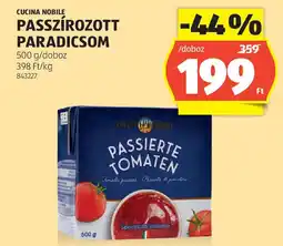 ALDI Cucina Nobile Passzírozott Paradicsom ajánlat