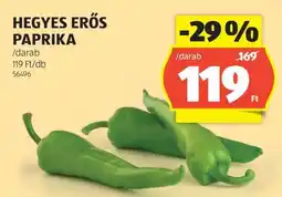 ALDI Hegyes erős paprika ajánlat