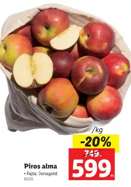 Lidl Piros alma ajánlat
