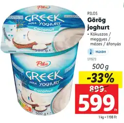 Lidl PILOS Görög joghurt ajánlat