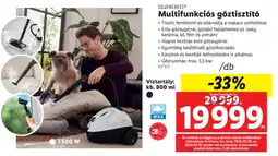 Lidl SILVERCREST Multifunkciós gőztisztító ajánlat